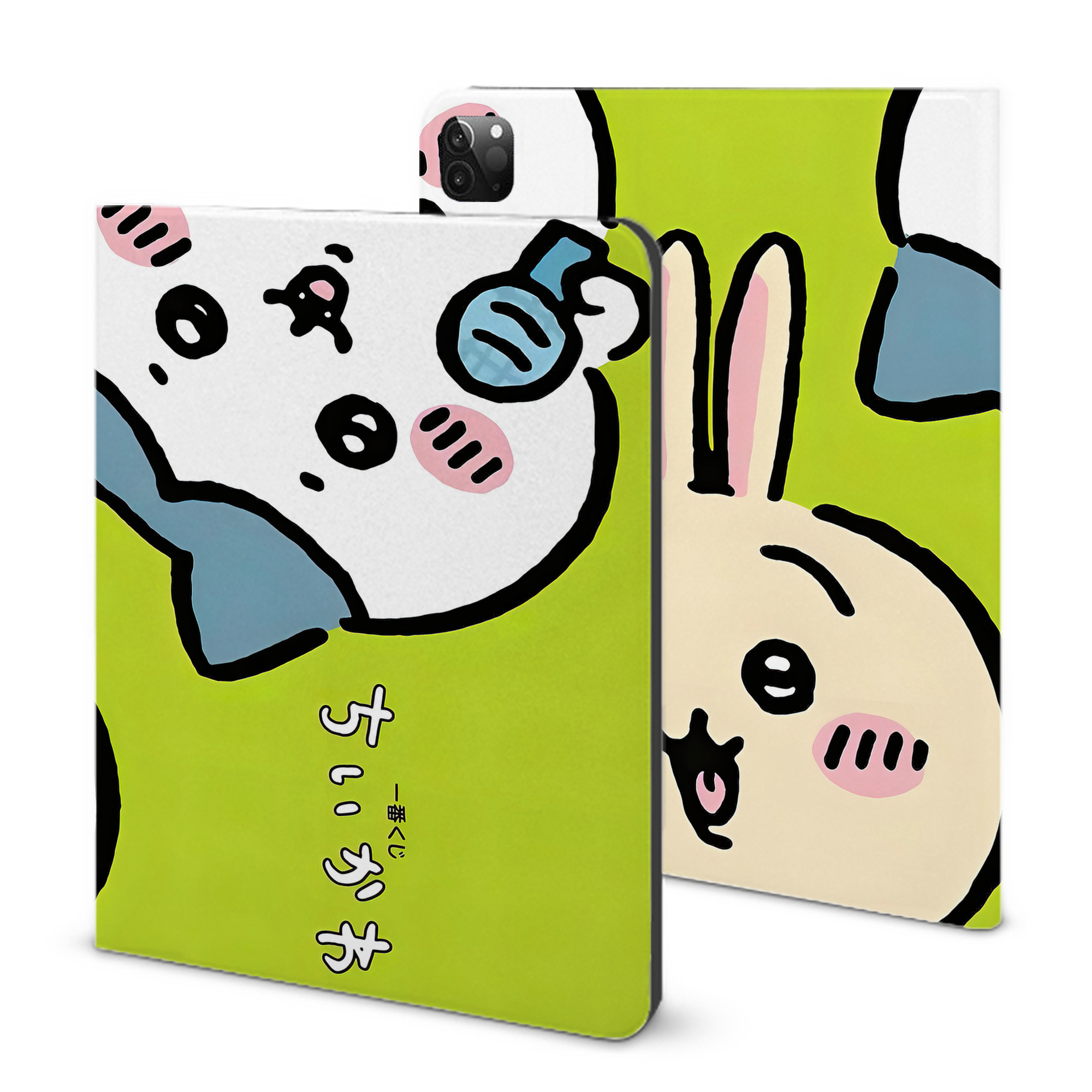 （画像用） ちいかわ Chii-kawa IPadケース ペンホルダー付き ブックスタイルデザイン